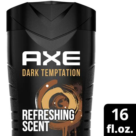 axe dark temptation body wash.